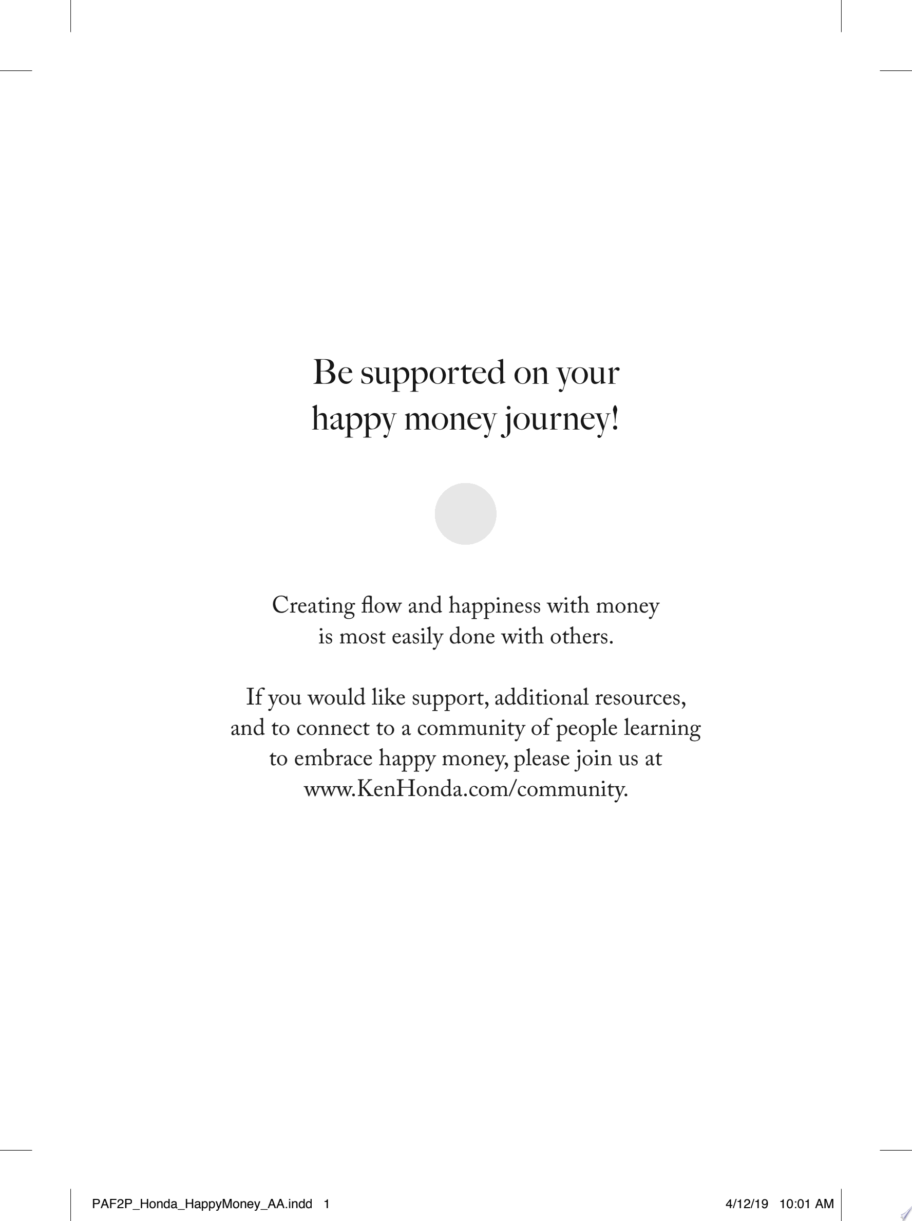 Image for "Happy Money"