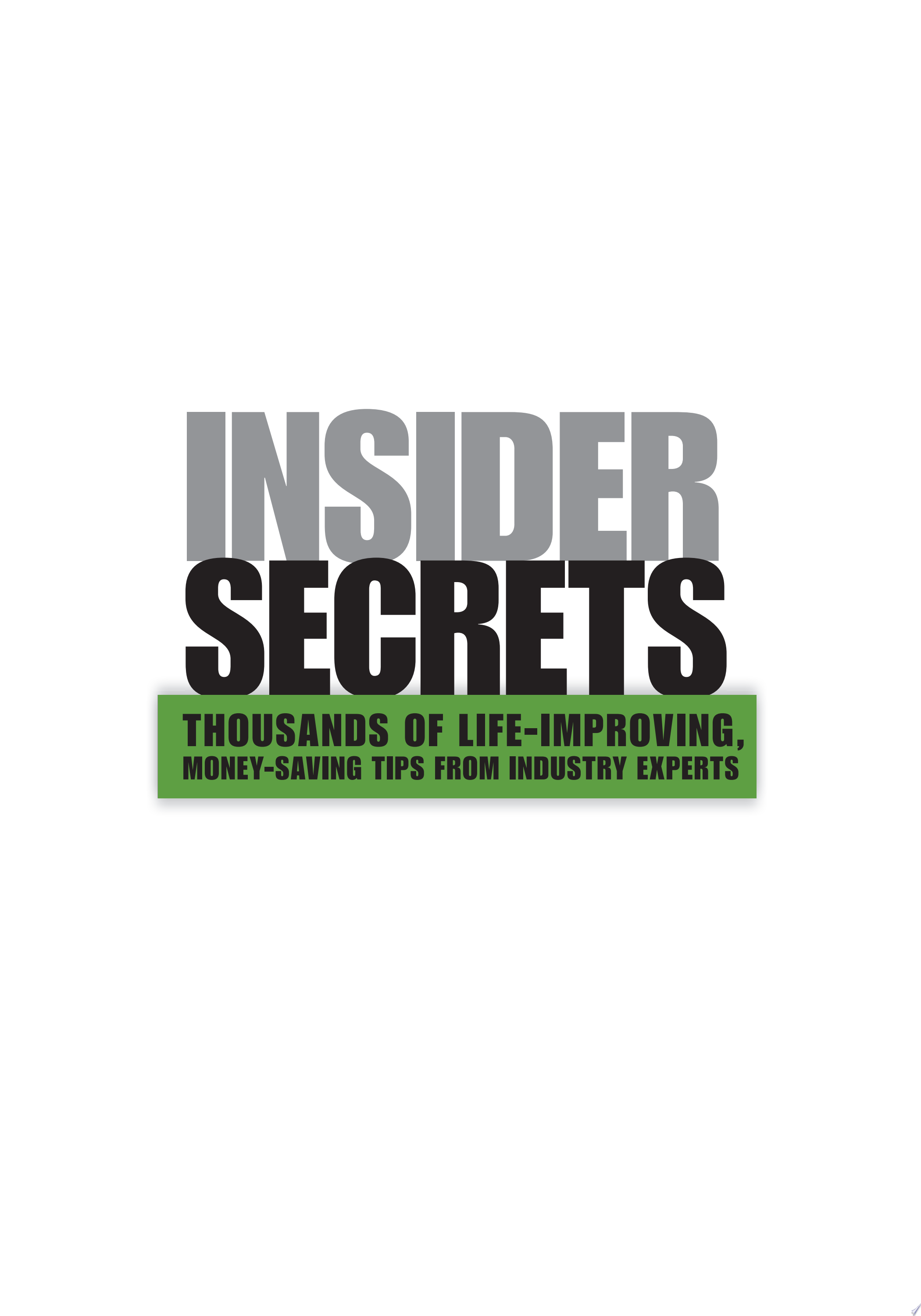 Image for "Insider Secrets"