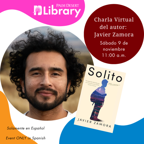 javier zamora charla con el autor spanish only virtual program